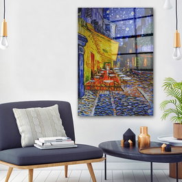 Wallity Cuadro decorativo de cristal templado Multicolor 50 x 70 cm